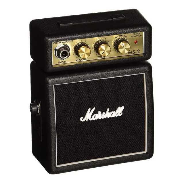 Mini Amplificador De Guitarra Marshall Ms-2 Negro