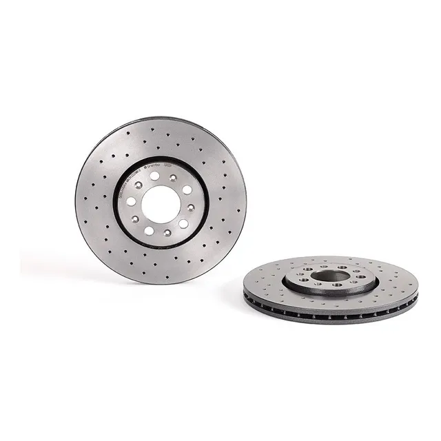 Kit-4 Discos Hiperventilados Volkswagen Jetta 2.8l V6 00-01