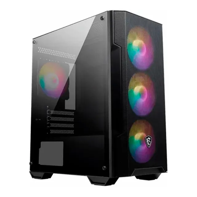 Gabinete Gamer Msi Mag Forge M100a 4 Fan Argb Panel Acrilico Color 52049
