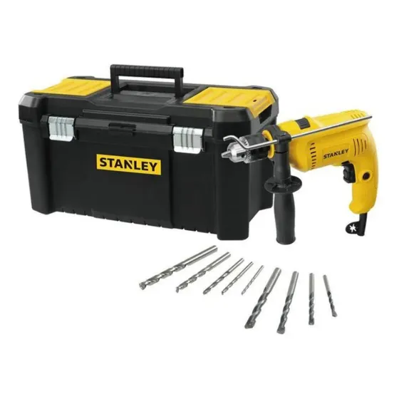 Promocion Kit Taladro Stanley C/maleta Y Mechas