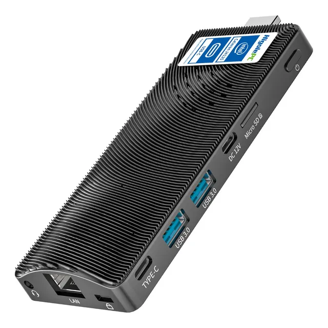 Mini PC HIGOLE GOLE 1 Windows 11 Pro Intel Celeron N4000 Intel HD600 4GB RAM 64GB Almacenamiento 12V Negro