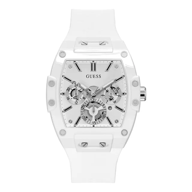 Reloj Guess Caballero Silicona Gw0203g2 Phoenix 100%original