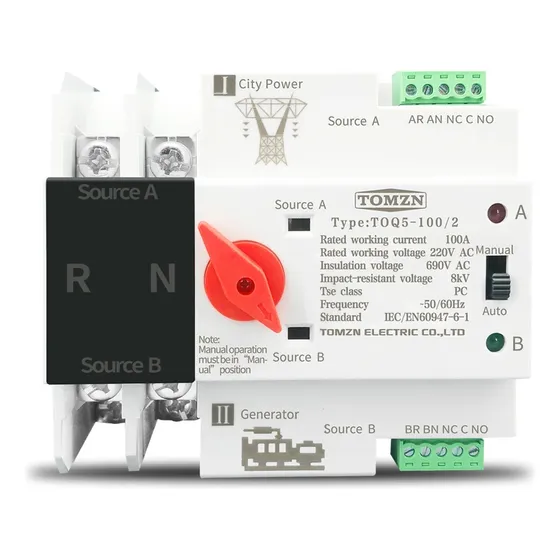 Ats Transferencia Automática Transfer 2 Polos 63a 110v