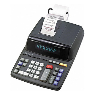 Calculadoras De Impressão Sharp El2196bl Black Calculadoras De Impressão Sharp El2196bl Black