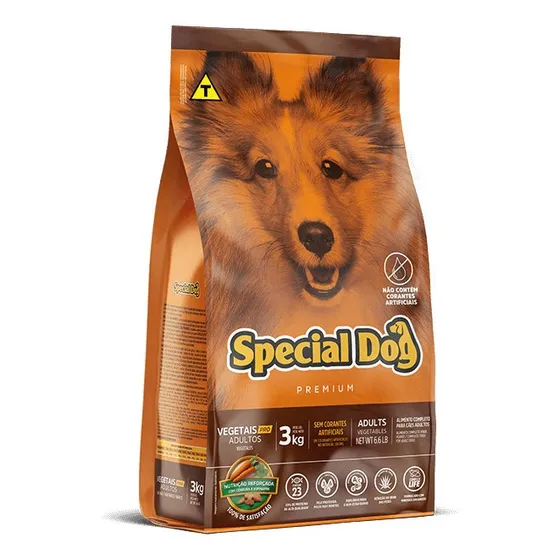 Alimento Special Dog Premium para cão adulto todos os tamanhos sabor vegetales pro em sacola de 3kg