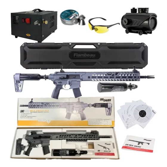 Rifle Pcp Sig Sauer Mcx Virtus .22 Kit Completo Xchwsp