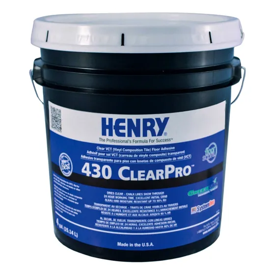 Pegamento Multiuso Pisos Lvt Vinil De Losa Y Rollo 4gl Henry