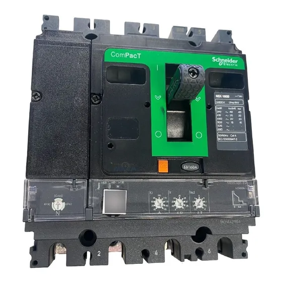 Interruptor Compacto Termica 4x 160a 25k Schneider C16b42d16