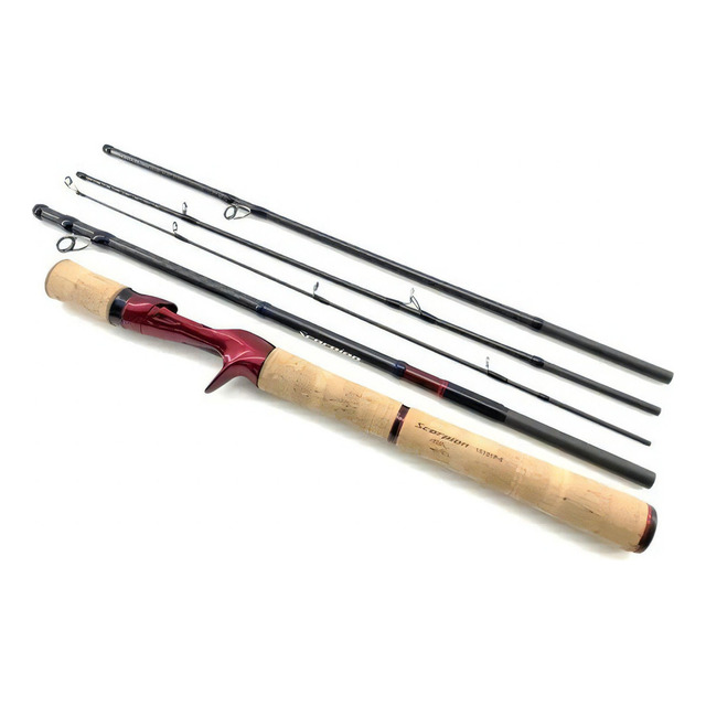 Vara Carretilha Shimano Scorpion 6'00 12-22 Lb 5 Partes Vara Carretilha Shimano Scorpion 6'00 12-22 Lb 5 Partes