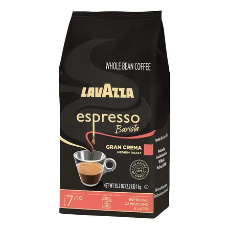 Cafe En Grano Entero Lavazza Espresso Barista Gran Crema 1kg