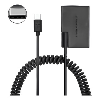 Adaptador Dummy Pd Dr-e18 Bateria Canon Lp-e17 Espiral Usb-c Adaptador Dummy Pd Dr-e18 Bateria Canon Lp-e17 Espiral Usb-c