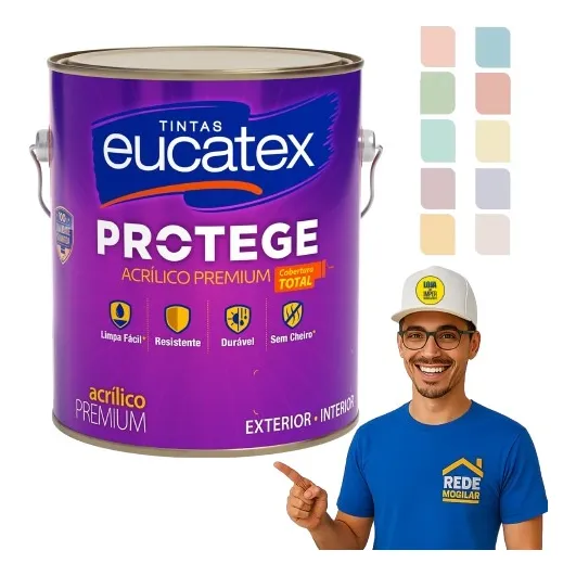 Tinta Emborrachada Protege Acrilico Premium 36 Cinza Cromio