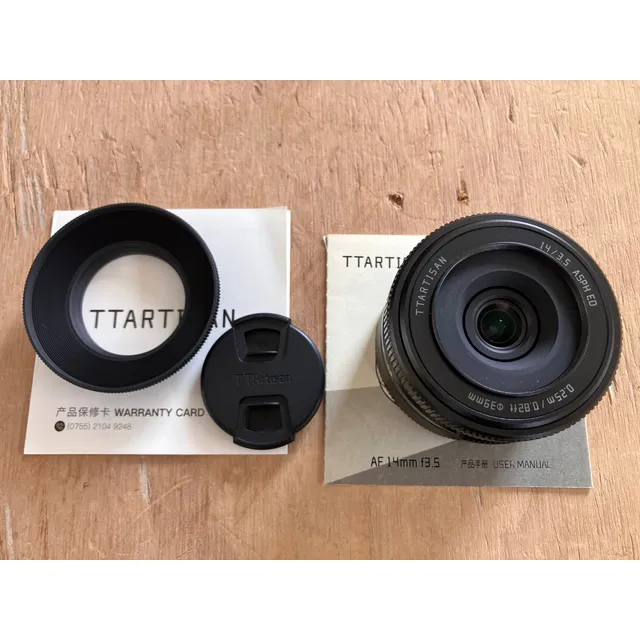 Lente Ttartisan 14mm Aps-c Autofocus F3.5 Para Sony E Mount Sony E Negro