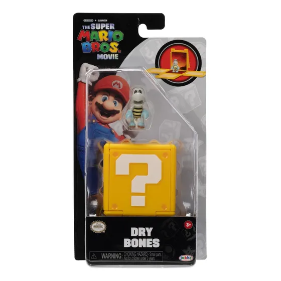 Super Mario Bros Película Dry Bones Mini Figura Articulada