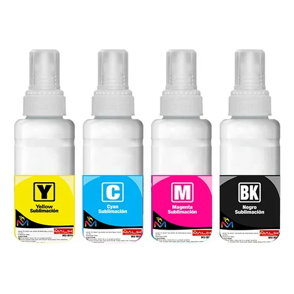 Pack 4 Tintas Sublimacion Para Epson Ecotank T544 L3110