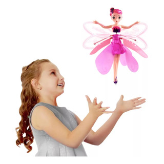 Hada Voladora Con Sensor Tiktok Luz Led Rgb Niños Hada Voladora Con Sensor Tiktok Luz Led Rgb Niños