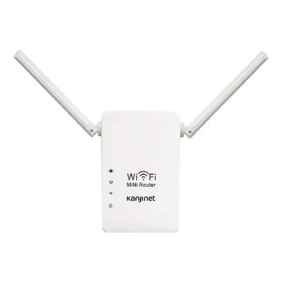 Repetidor Amplificador De Señal Wifi Kanji Net 2 Antenas