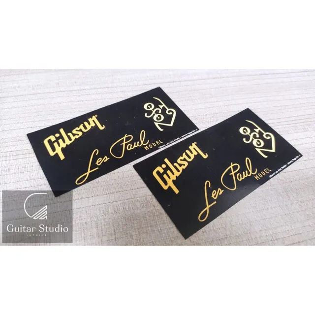 Decal Waterslide Gibson Les Paul Jimmy Page Signature