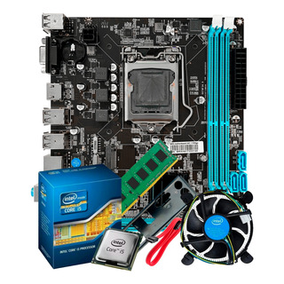 Kit Upgrade Intel I5 3.1 + Placa Mãe Intel H61 C/memória 8gb Kit Upgrade Intel I5 3.1 + Placa Mãe Intel H61 C/memória 8gb