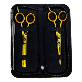 Paq Tijeras De Corte Y Degrafilado Basic Barberías Estilista Paq Tijeras De Corte Y Degrafilado Basic Barberías Estilista