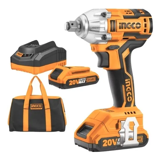 Pistola De Impacto Industrial 1/2 20v Ingco Ciwli2001