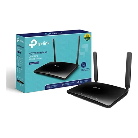 Router Cat 4 4g Lte Chip Wi-fi Dual Band Ac750 Tp-link Mr200