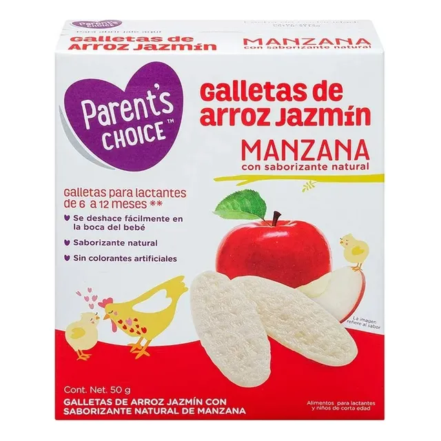 Galletas Infantiles Parents Choice |saludables - Manzana-50g