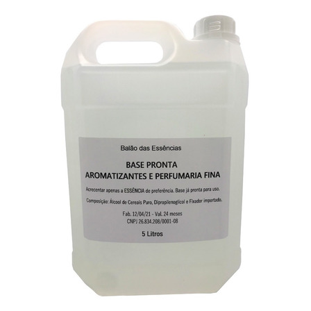 Base Para Aromatizante Difusor Perfume Fixador Pronta 5litro Base Para Aromatizante Difusor Perfume Fixador Pronta 5litro