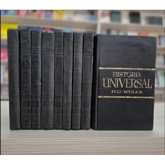 Livro História Universal 9 Volumes - H.g Wells [1970]