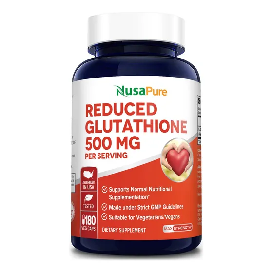 Cápsulas De Glutatión Nusapure 500 Mg (180 Cápsulas)