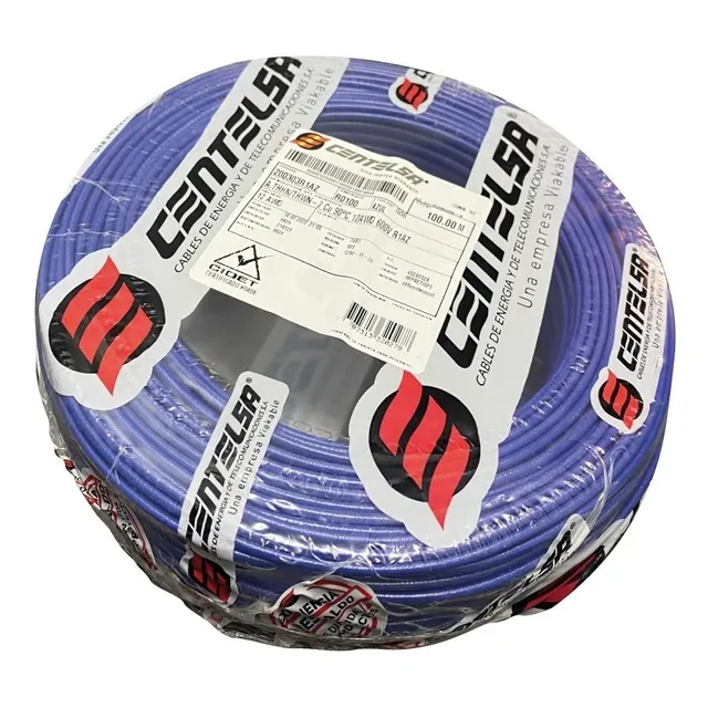 Alambre Calibre 12 Awg Centelsa Rollo X 100 Metros Original