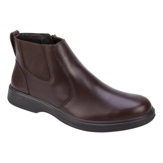 Botines Hombre Piel Corte Chelsea Cómodos