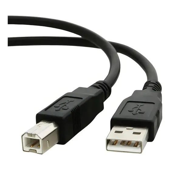 Cable Usb 1.5 Metros Cable Para Impresora Usb 2.0 Tipo B Cta Color Negro