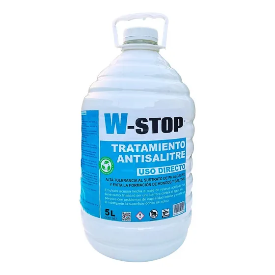 Eliminador De Salitre Y Humedad - W- Stop 5 L Color Transparente
