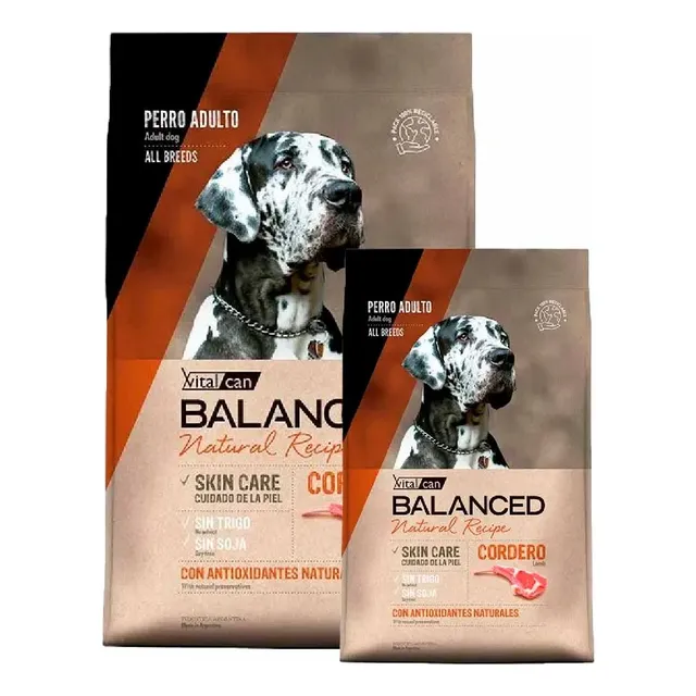 Vitalcan Balanced Natural Recipe Cordero 18 Kg +