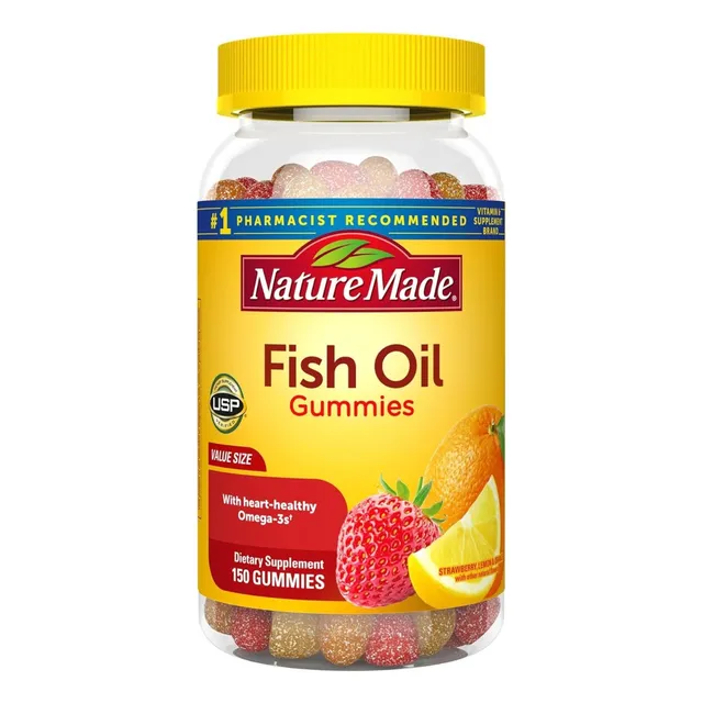 Aceite De Pescado Con Omega 3 Nature Made 150 Gomitas