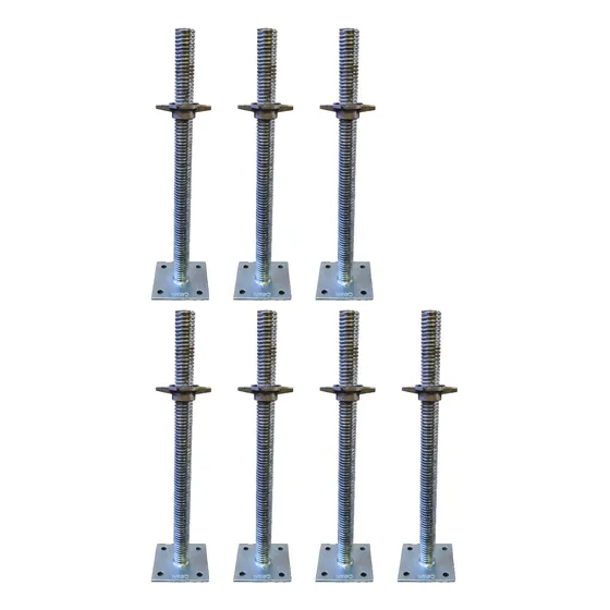 Tornillo Nivelador Andamio 7 Piezas 50cm 34mm Cayam Ct5034-7