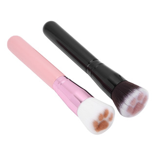 Brocha Para Maquillaje En Polvo, 2 Piezas, Pelo Suave, Uñas Brocha Para Maquillaje En Polvo, 2 Piezas, Pelo Suave, Uñas