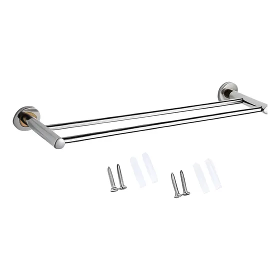 Toallero De Barra Doble  Para Baño Gb-536