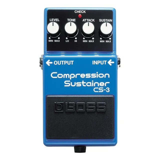 Pedal de efecto Boss Compression Sustainer CS-3 azul