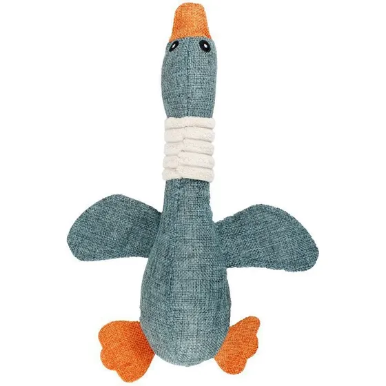 Brinquedo Cachorro Pato Pelúcia Com Apito