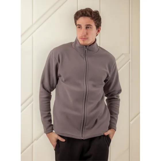 Campera Hombre Micropolar Abrigado Buzo Cierre Invierno