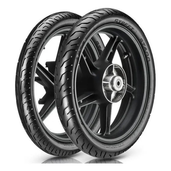 Par Pneu Vipal St 600 S/c 80/100 E 90/90-18 Titan 125 150