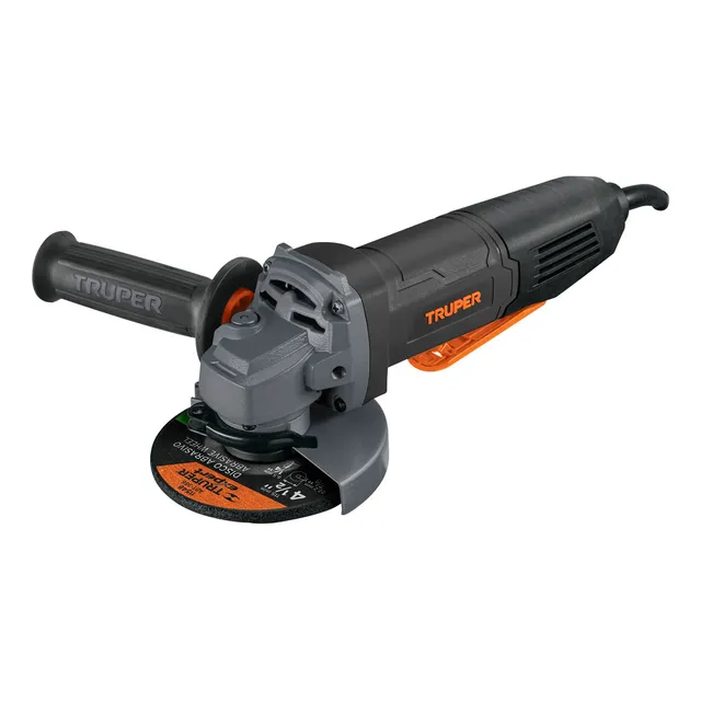 Esmeriladora 4-1/2 Int. Paleta, 850w Truper ESMA-4580PN Color Gris