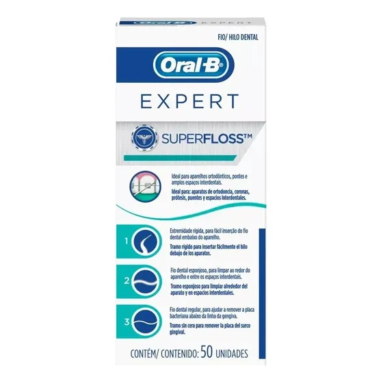 Hilo Dental Oral-b Expert Super Floss 50 Unidades