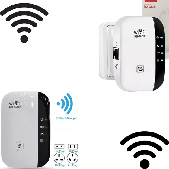 Aparelho Repetidor De Sinal Wifi Wireles Internet Sem Fio Branco