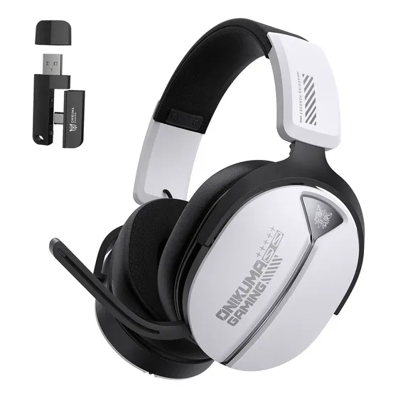Audífonos Gamer Bluetooth Onikuma Gt887 Auriculares Headset Color Gt887 White