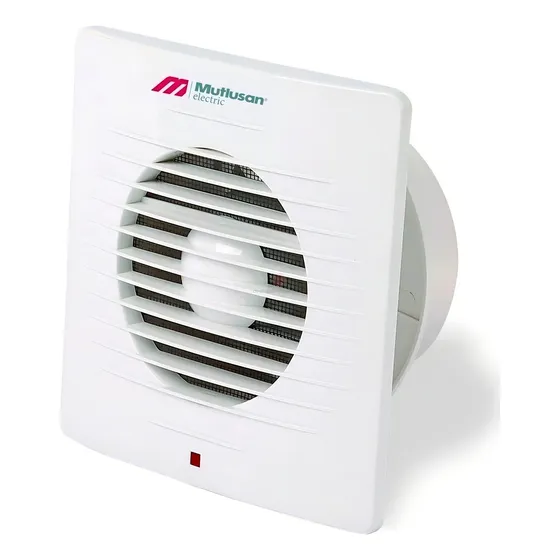 Extractor De Aire Para Baño 100 Mm Mutlusan G P Color Blanco