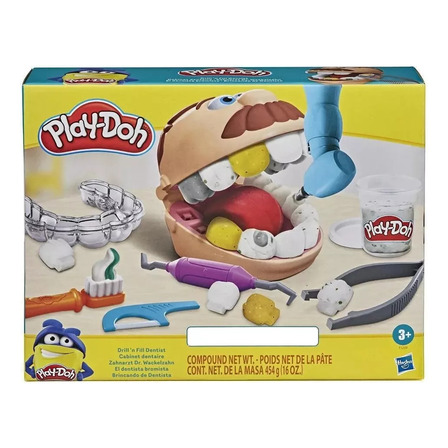Brincando De Dentista Play-doh Massinha Hasbro F1259 Cor Multicolor Brincando De Dentista Play-doh Massinha Hasbro F1259 Cor Multicolor