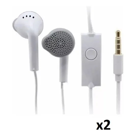 2 Audífonos Manos Libres Samsung Original Estéreo X2